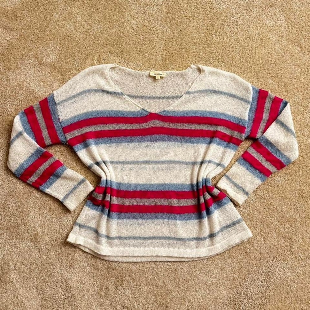 Ee:some Stripped Sweater  Size M